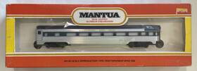 226-25 Mantua Ho Scale Dual Lighted Aluminum Streamliners Baltimore And Ohio Observation