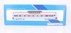 227-032 Mantua 227-32 Ho Scale Amtrak Vista Dome Streamline Lighted #2 227-032 Mantua 227-32 Ho Scale Amtrak Vista Dome Streamline Lighted #2