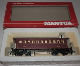 717-520 Mantua Ho Scale 1860 431 Pennsylvania Rr Coach Car #717-520