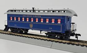 719-025 Mantua Ho Baltimore And Ohio Old Time 1890 Passenger Car #218 Lnib
