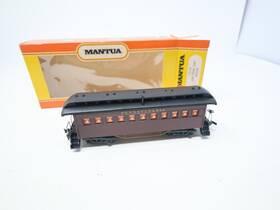 719-20 Mantua Used Ho Scale 1890 Old Time Passenger Car Prr Read Description