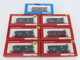 722-020 Mantua Lot Of 7 Ho Scale Prr B&o Up 1860 Horse Passenger Cars