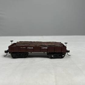 14798 Mantua 911587240201 No. 724020 Wooden Freight Cars Prr 1860 Log Car #14798