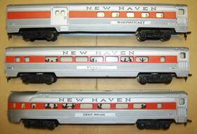 T520c Mantua Tyco Ho New Haven Dual-lighted 3-car Passenger Set 5/6 Bulbs Work T520c Mantua Tyco Ho New Haven Dual-lighted 3-car Passenger Set 5/6 Bulbs Work