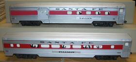 T521d Mantua T520d Tyco Ho Santa Fe Dual-lighted Combine And Coach Set Illuminates