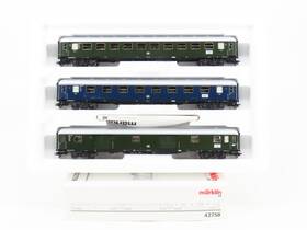 42758 Marklin Ho Db German Federal Railroad Era Iii Express 3-car Passenger Set 42758 Marklin Ho Db German Federal Railroad Era Iii Express 3-car Passenger Set
