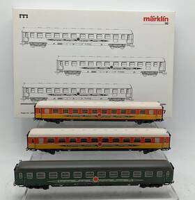 42997 Marklin Ho Apple Arrow 3-car Passenger Set Ex/box