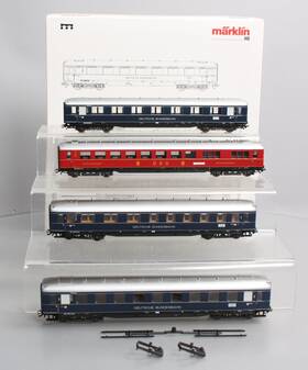 43209 Marklin Ho Scale Db 4-car Passenger Set Ln/box