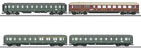 43279 Marklin Ho Express Train Passenger Car Set For The Class 18 505 Steam Ln
