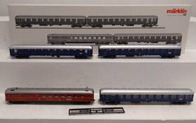 43918 Marklin Ho German Federal Railroad Db Merkur 4-car Set Ln/box 43918 Marklin Ho German Federal Railroad Db Merkur 4-car Set Ln/box