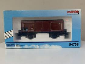 54758 Marklin Gauge 1 Scale 32 Gondola Freight Car Red Maxi