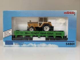 54801 Marklin Gauge 1 Scale 32 Metal Flatbed Low Car With Tractor Maxi
