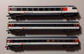 87456 Marklin Z Sbb Cff Ffs Mark Iv Express Train Passenger Car Set Of 3