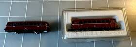 8817 Marklin 8816 Z Scale Db Lighted Br 798 Railbus And Trailer
