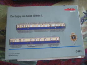2681-89265 Marklin H0 2681 Digital Emperor Wilhelm Ii Passenger Carriage Set #89265 Nib