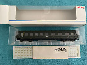 43231 Marklin Ho Scale Wwii German 1/2/3 Class Passenger Car
