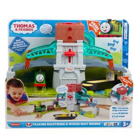 Mattel 194735254620 Thomas And Friends Talking Bulstrode Which Way Bridge Set Sounds Percy Engine