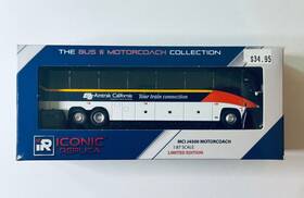 87-0088 Mci 580015709170 Ir Iconic Replica #87-0088 J4500 Amtrak California Motorcoach - Ho 1 87