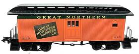 8567 Mdc Roundhouse N 34ft Overton Gn Pass Baggage #215 Rapido Cplrs Mtl Whls