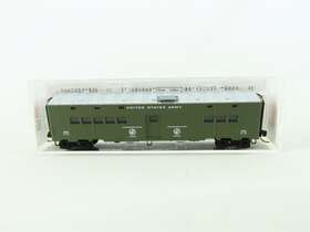 11800040 Micro-trains N Scale Mtl Usax Us Army Troop Kitchen Car #g-10