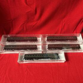 14100020 Micro-trains N Scale Heavyweight Lot Of 5 Cars
