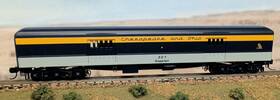Micro-trains 14700410 N Scale Chesapeake And Ohio Heavyweight 70ft Baggage Car C&o 307