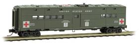 8708 Micro-trains 695140037162 118 00 050 N Scale United States Army 50ft Medical Dept Car #8708