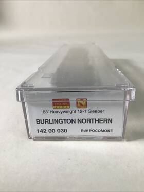 Micro-trains 695140044115 Nos N Mtl 142 00 030 83ft Heavyweight 12-1 Sleeper Inch Pocomoke Bn