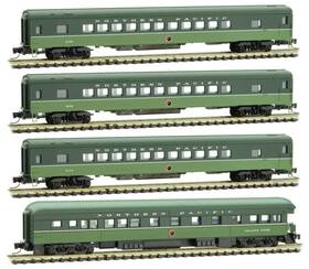 Micro-trains 695140071579 994 01 250 Z Scale Northern Pacific Passenger Car 4-pack