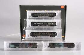 98300196 Micro-trains N Virginian Passenger Car With Jewel Case Set Of 5 Ln