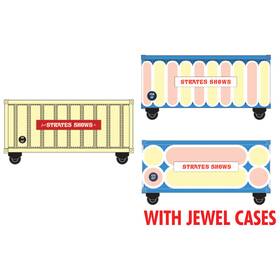 98302272 Micro-trains N 983 02 272 Strates Shows 20ft Rib Side Containers 3 Pack
