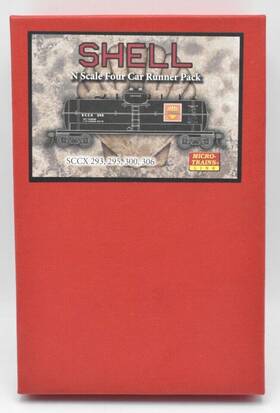 99300025 Micro-trains #99300025 N-scale Shell Oil 39ft Single Dome Tank Car Runner Pack 99300025 Micro-trains #99300025 N-scale Shell Oil 39ft Single Dome Tank Car Runner Pack