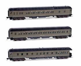 99305180 Micro-trains N Southern Pacific Heavyweight Passenger Car Set Of 3 Ln