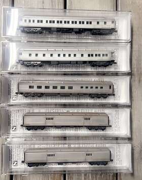 146-52-009 Micro-trains Line Set Of 5 N Scale Weathered Maintenance Way Heavyweight Cars