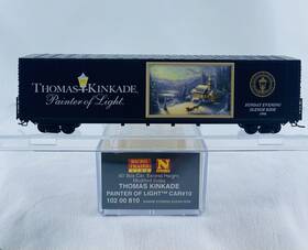 Micro-trains Line 695140071753 Thomas Kinkade Painter Of Light #10 Box Car N Scale Micro-trains Line 695140071753 Thomas Kinkade Painter Of Light #10 Box Car N Scale
