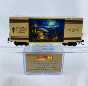 Micro-trains Line 695140074204 Inch The Nativity 2016 Thomas Kinkade Studios N Scale Magne Matic Micro-trains Line 695140074204 Inch The Nativity 2016 Thomas Kinkade Studios N Scale Magne Matic