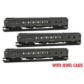98302251 Micro-trains Line 695140086870 N Union Pacific Up Heavyweight Passenger Car Train Set