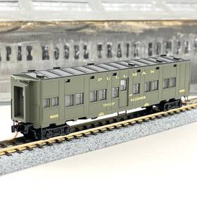 116010.1 Micro-trains Line Mtl Us Defense Transport Pullman Troop Sleeper 9010 N Scale