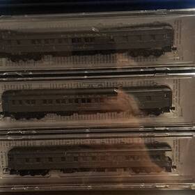 Pns0070 Micro-trains Line Pullman Passenger Car 3-pack Santa Fe Special Run N Gauge