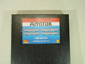 99401270 Micro-trains Line Z Scale Lightweight Passenger Car 4-pack Amtrak
