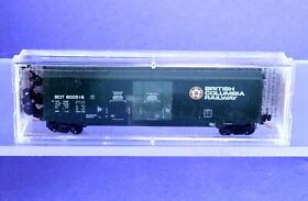 75120 Micro Trains N Scale British Columbia Railway 50foot Standard Boxcar
