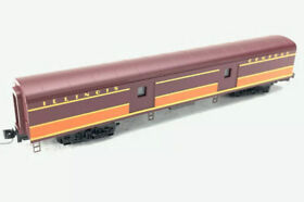 489-55300020 Micro Trains Z Ps Streamlined Smoothside Baggage Car Illinois Central Ic # Ic053