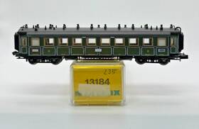 13184 Minitrix N Scale Green Passenger Car Original Box