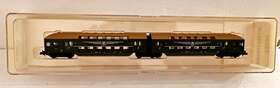 13392 Minitrix Dr Articulated Double Deck 2nd Class Coach Pair