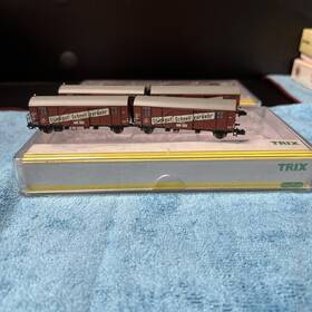 15658-1 Minitrix N Scale 15512 Boxcar Set -2 Sets