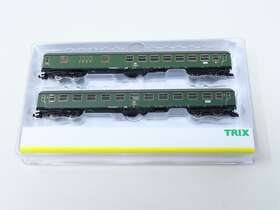 15767 Minitrix N Scale Db German Era Iv Interzone Express Passenger 2-car Set