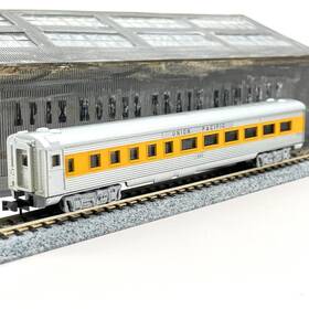 3031 Minitrix Union Pacific Streamliner Corrugated Passenger Coach 960 N Scale