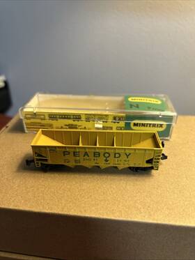 3279 Minitrix Vintage N Scale Peabody Hopper
