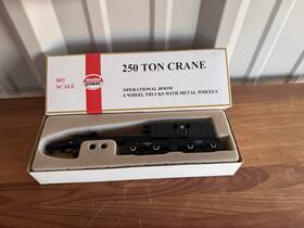 9176pennsylvania Model Power 037135091764 New Ho Scale 250 Ton Working Crane Metal Wheel Nib