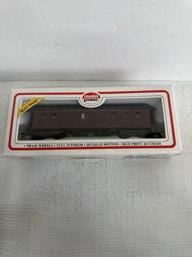 5516-penn Model Power Ho Scale Pennsylvania Railroad Passenger Car Brass Wheels Interior